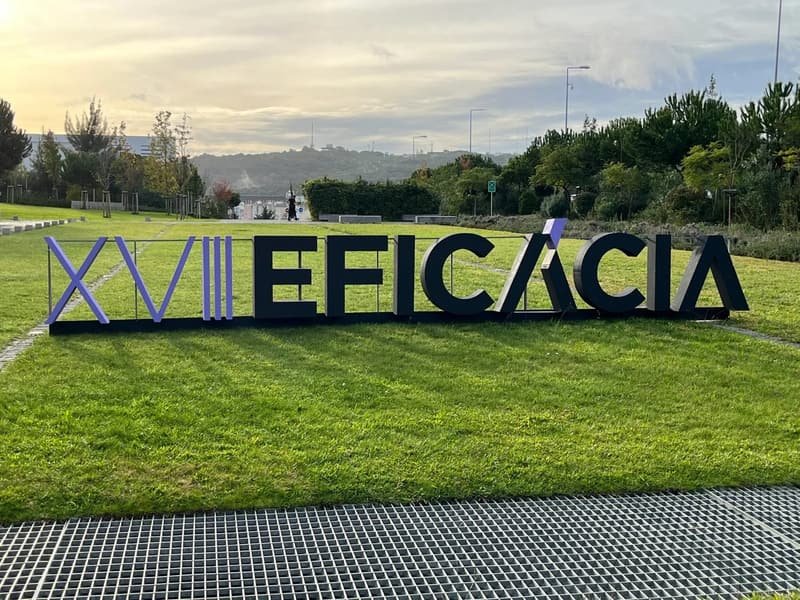 Letras 3D gigantes para os XVIII Prémios Eficácia