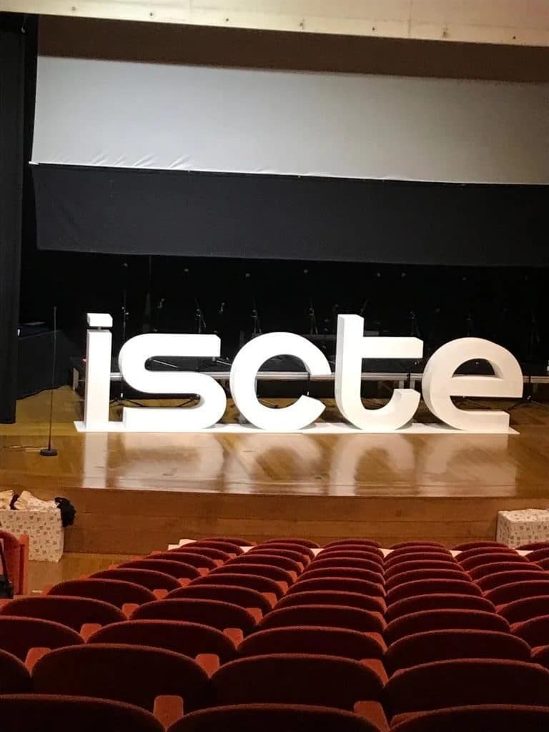 Letras 3D do Iscte